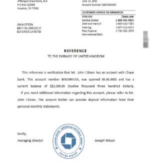 USA Chase reference download template file