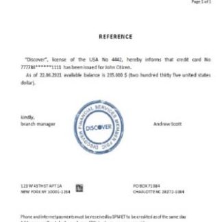 USA Discover reference download template file