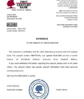 USA First Century reference download template file