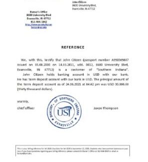 USA Southern Indiana reference download template file