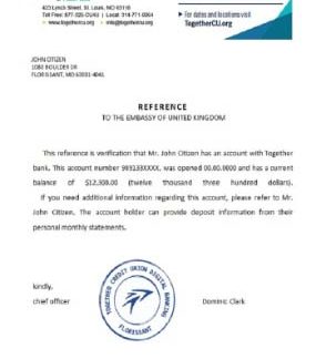 USA Together reference download template file