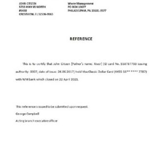 USA WM closure reference download template file