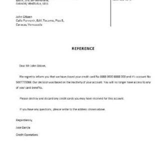 Venezuela BBVA bank closure reference download template file