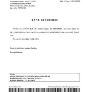 Brazil Caixabank closure reference download template file