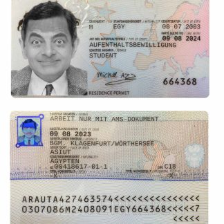 Austria Residence Permit 2023 Download Template File