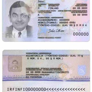 Finland Residence Permit version 2 Download Template File