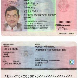 French Residence Permit (carte de s??jour) Download Template File