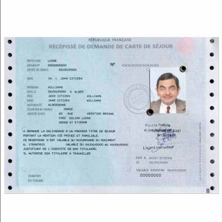 Germany Residence Permit Download Template File