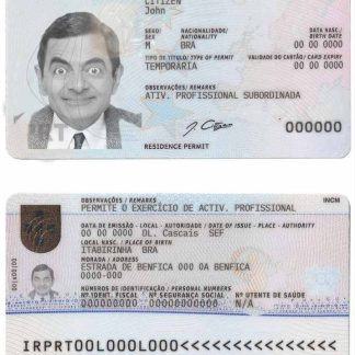 Portugal Residence Permit Download Template File