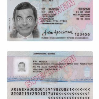 Sweden Residence Permit 2022 Download Template File