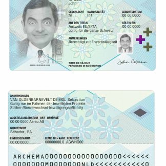 Switzerand Residence Permit 2020 Download Template File