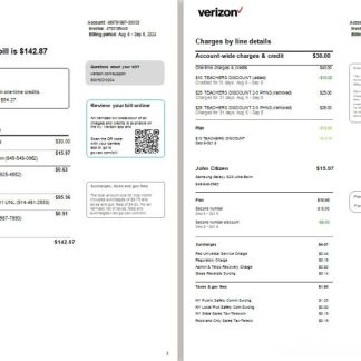 USA New Jersey Verizon utility 3 4 scr download template file