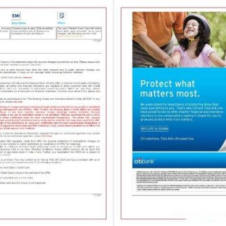 India Indian Oil utility bill template in Word and PDF format, 6 pages, 2 download template file