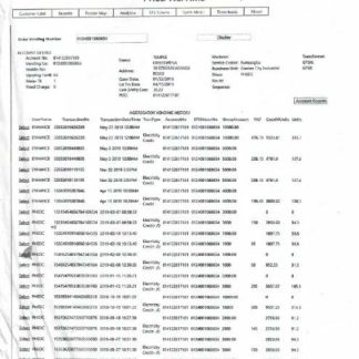 INDIA PHED utility bill Word and PDF template download template file