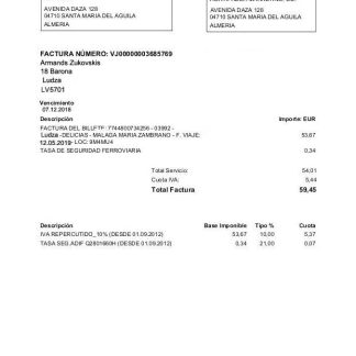 Latvia Renfe utility bill template, fully editable in PSD format download template file