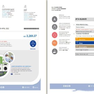 UAE Abu Dhabi Al Ain Distribution Co. (5 pages) 1 2 download template file