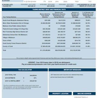 USA COOK COUNTRY ELECTRONIC BILL utility bill Word and PDF template download template file