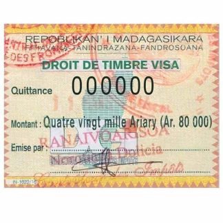 MADAGASCAR visa download template file
