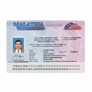 Malaysia travel visa download template file