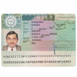 NETHERLAND schengen visa download template file
