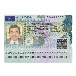 Poland Schengen visa version 2 download template file