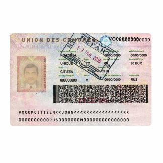 Union des Comores travel visa download template file