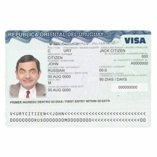 Uruguay travel visa download template file