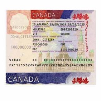 Canada travel visa 2024 present download template file