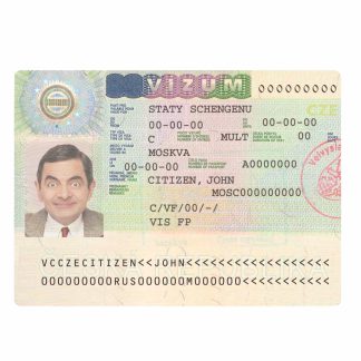 Czech republic schengen visa download template file