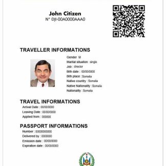 DJIBOUTI e visa download template file