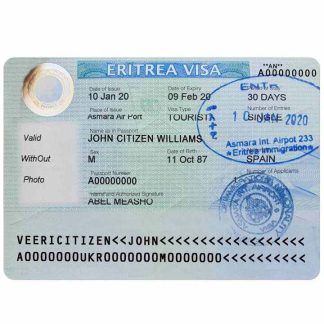 ERITREA visa download template file
